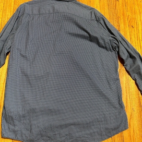 Rodd & Gunn Dress Shirt 2XL Geometric Blue Sports Fit Italian Fabric Button Up - Picture 9 of 9